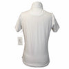 Romfh Chill Factor Short Sleeve Show Shirt in White/Blue Swirls