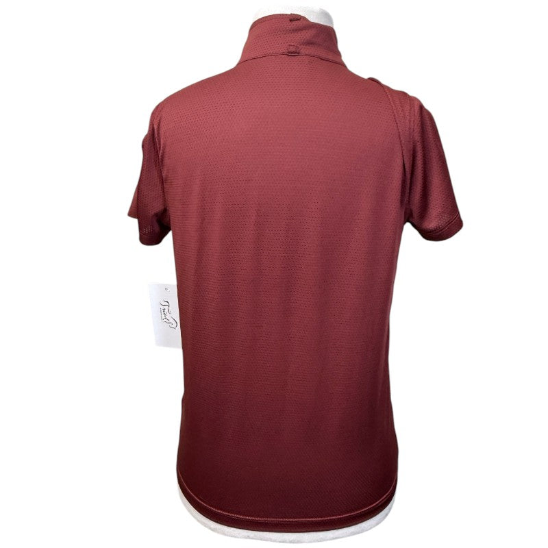 Kerrits Ice Fil Short Sleeve in Burgundy