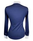 Horze 'Blaire' Functional Show Shirt in Navy 