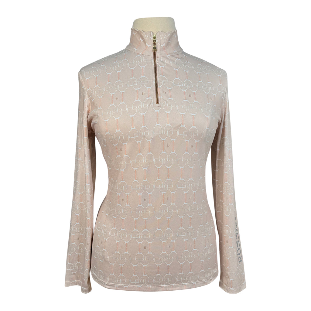 Ronner Medium-weight Long Sleeve Shirt in Pink Stirrups