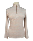 Ronner Medium-weight Long Sleeve Shirt in Pink Stirrups