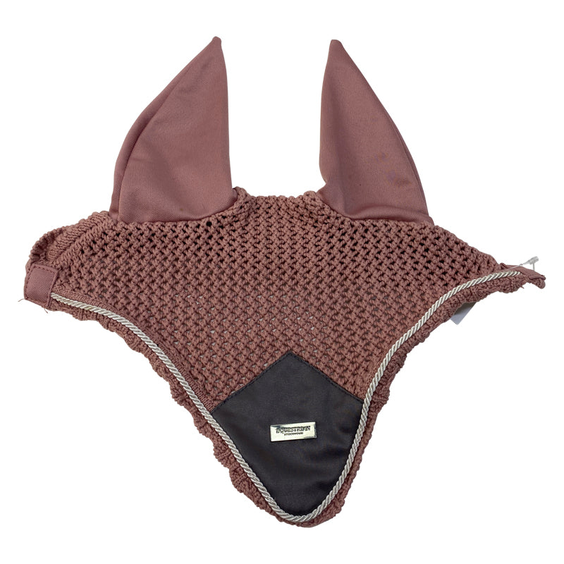 Equestrian Stockholm Fly Bonnet in Dusty Pink