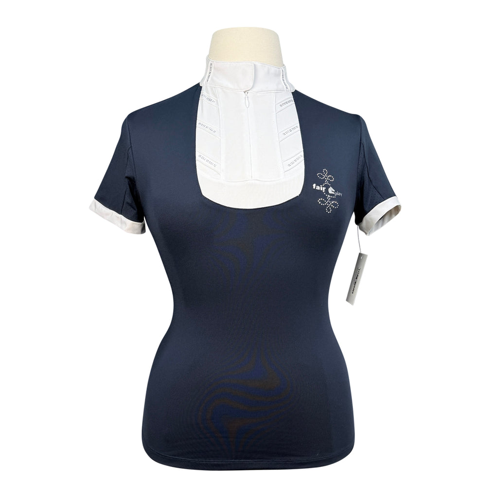 Fair Play 'Ingrid' Competition Shirt in Navy