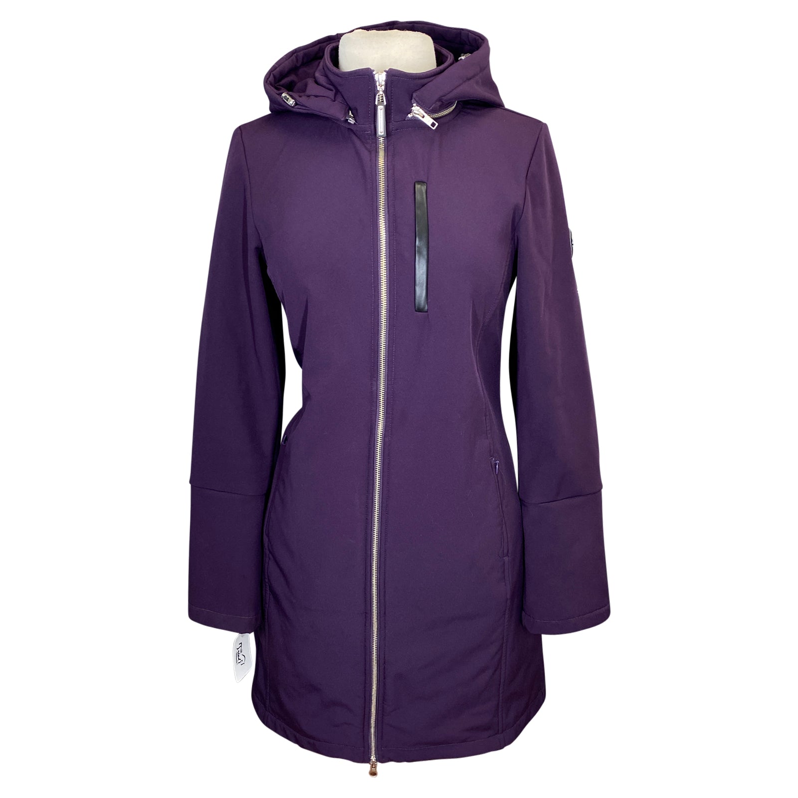 Asmar Equestrian Long Coat in Burgandy