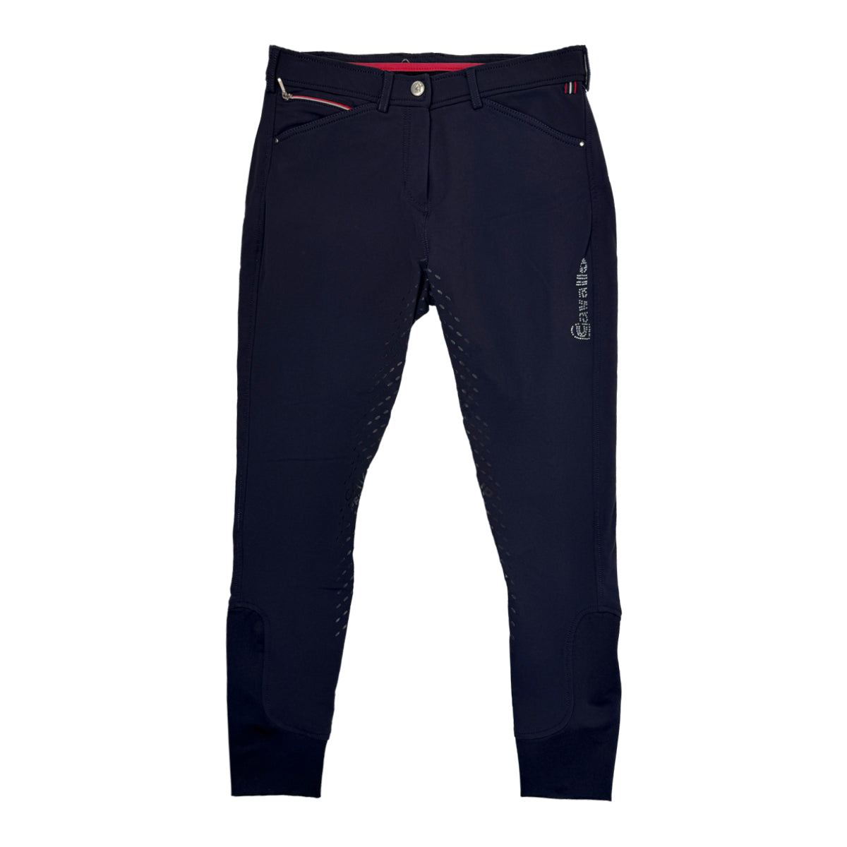 Cavallo 'Calima' Full Seat Mid Rise Breeches in Navy