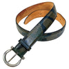 Horse|Man Italy Leather Belt in Camo - Women's XS/S