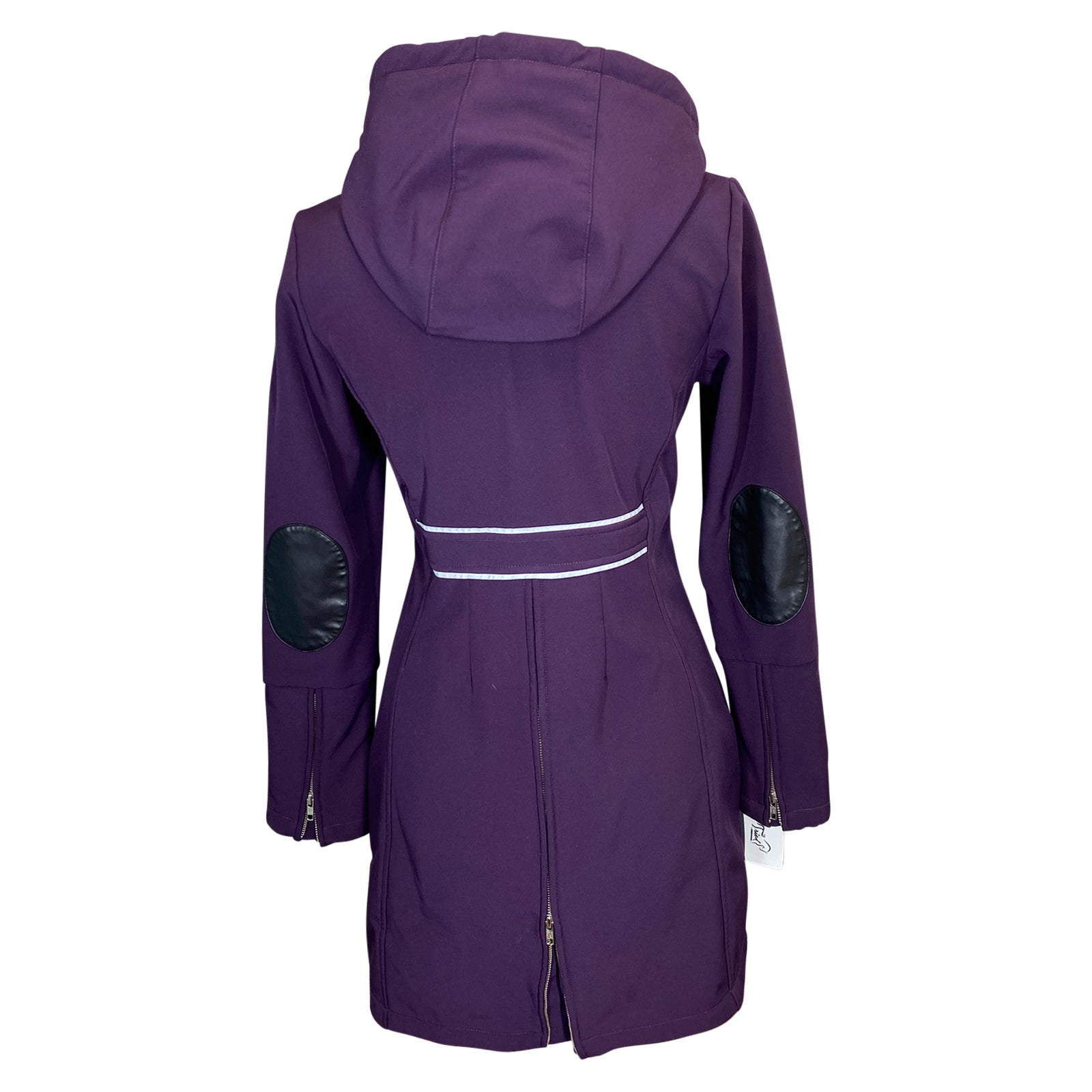 Asmar Equestrian Long Coat in Burgandy