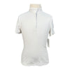 Dover Saddlery 'CoolBlast 100' Show Shirt in White/Paisley