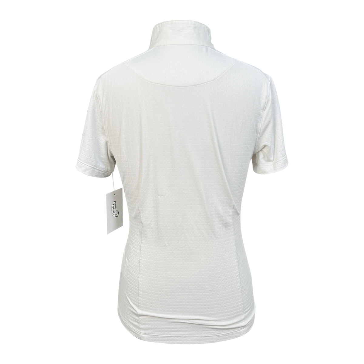 Dover Saddlery 'CoolBlast 100' Show Shirt in White/Paisley