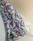 Dover Saddlery 'CoolBlast 100' Show Shirt in White/Paisley