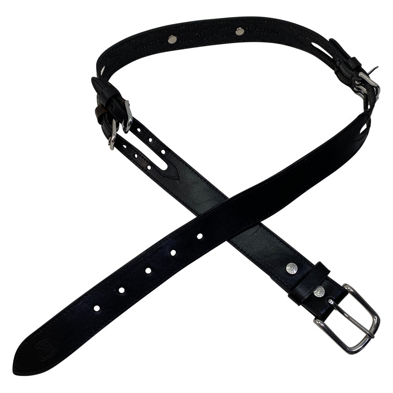 Clever with Leather &#39;Show Barn&#39; Belt in Black - Women&#39;s Small