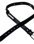 Clever with Leather 'Show Barn' Belt in Black - Women's Small