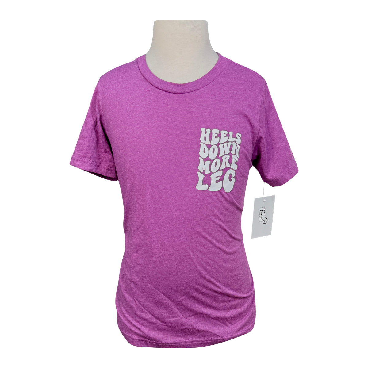 Equine &amp;amp; Design Heels Down T-Shirt in Magenta