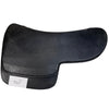 SaddleRight English Glove Leather Saddle Pad in Black