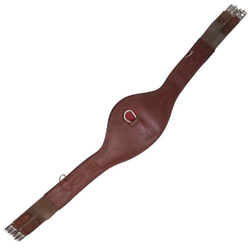Meyer Anatomical Leather Girth in Cognac