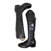 LM Custom Dress Boots in Black/Patent 