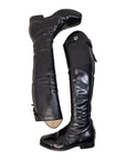 LM Custom Dress Boots in Black/Patent 