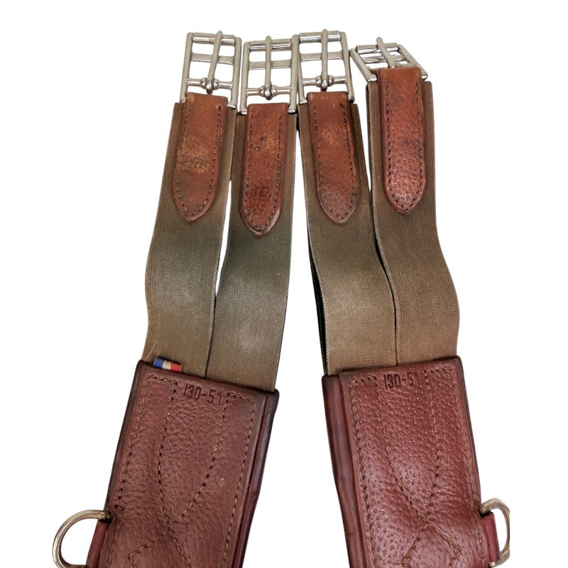 Meyer Anatomical Leather Girth in Cognac
