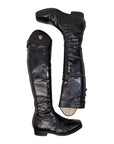 LM Custom Dress Boots in Black/Patent 