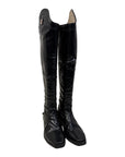 LM Custom Dress Boots in Black/Patent 