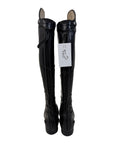 LM Custom Dress Boots in Black/Patent 
