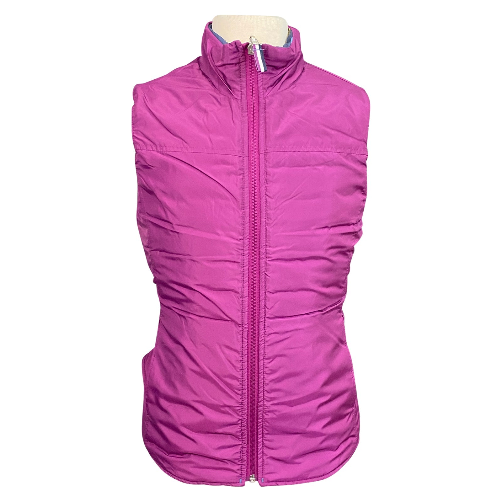 Ariat 'Emma' Reversible Vest in Purple/Fox Hunt Print - Children's XS