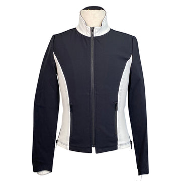 Charles Ancona Training Jacket in Black/White