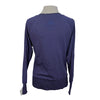 Hannah Childs 'Asher' Bamboo V Neck Sweatshirt in Navy