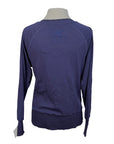Hannah Childs 'Asher' Bamboo V Neck Sweatshirt in Navy