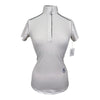 Essex Classics S/S Talent Yarn Show Shirt in White/Seahorses