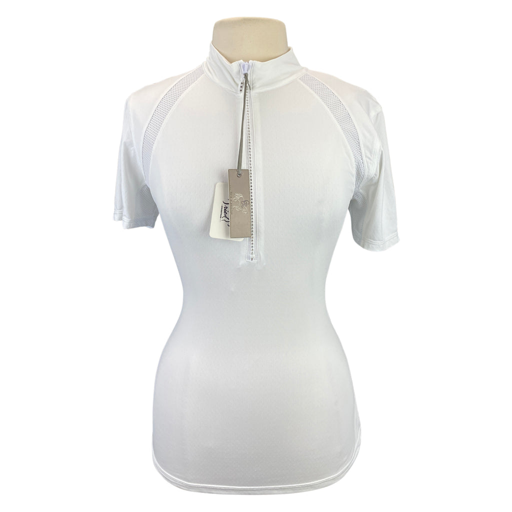 Front of Goode Rider 'Epic' Show Shirt in White - Women's XL