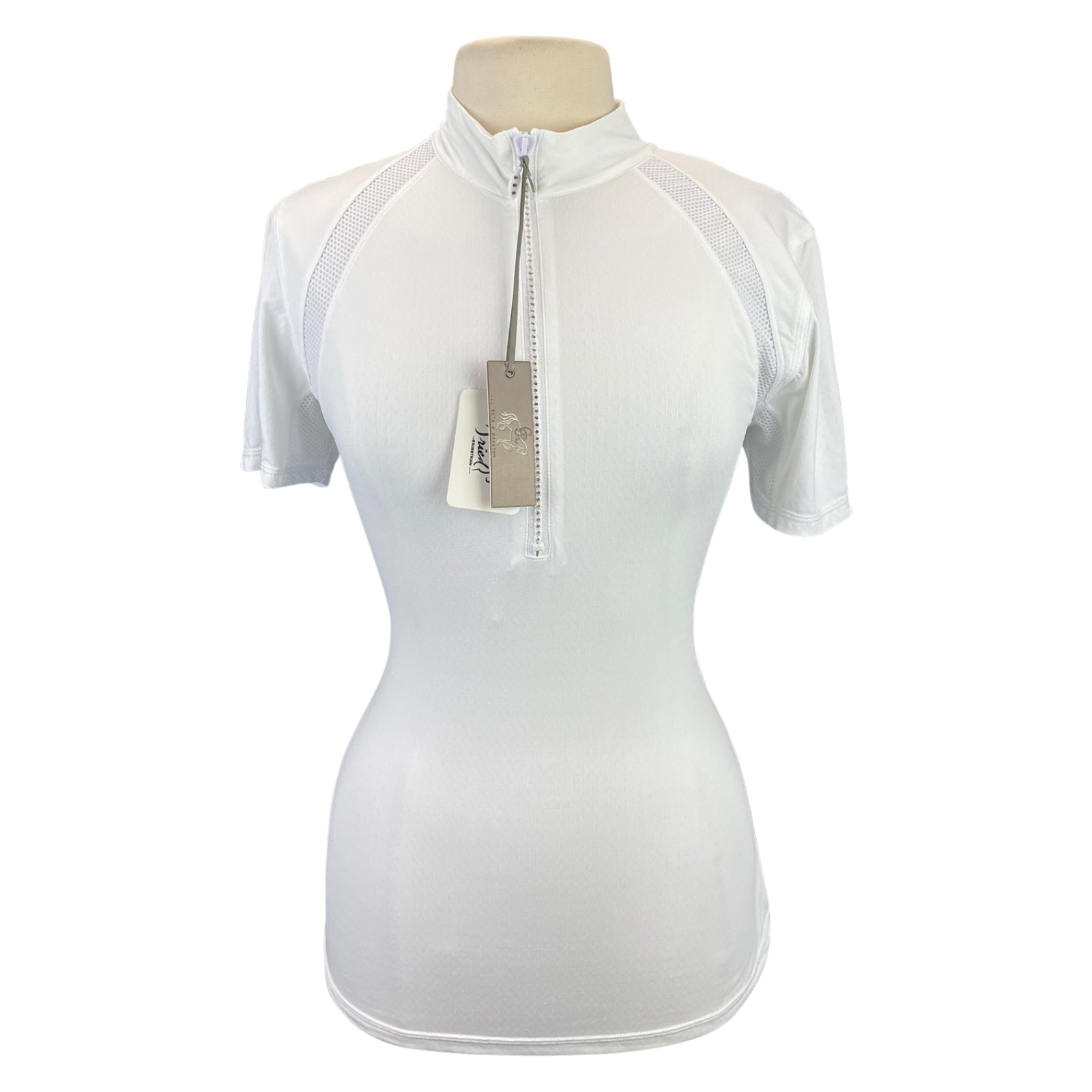 Front of Goode Rider 'Epic' Show Shirt in White - Women's XL