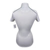 Essex Classics S/S Talent Yarn Show Shirt in White/Seahorses