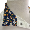 Essex Classics Talent Yarn Long Sleeve Show Shirt in White/Garden Pugs
