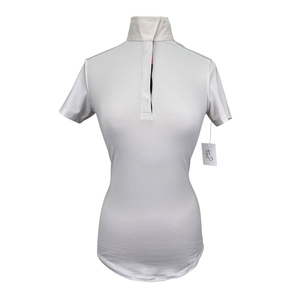 Tailored Sportsman Ice Fil Show Shirt in White/Paint Spots 