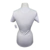 Tailored Sportsman Ice Fil Show Shirt in White/Paint Spots 