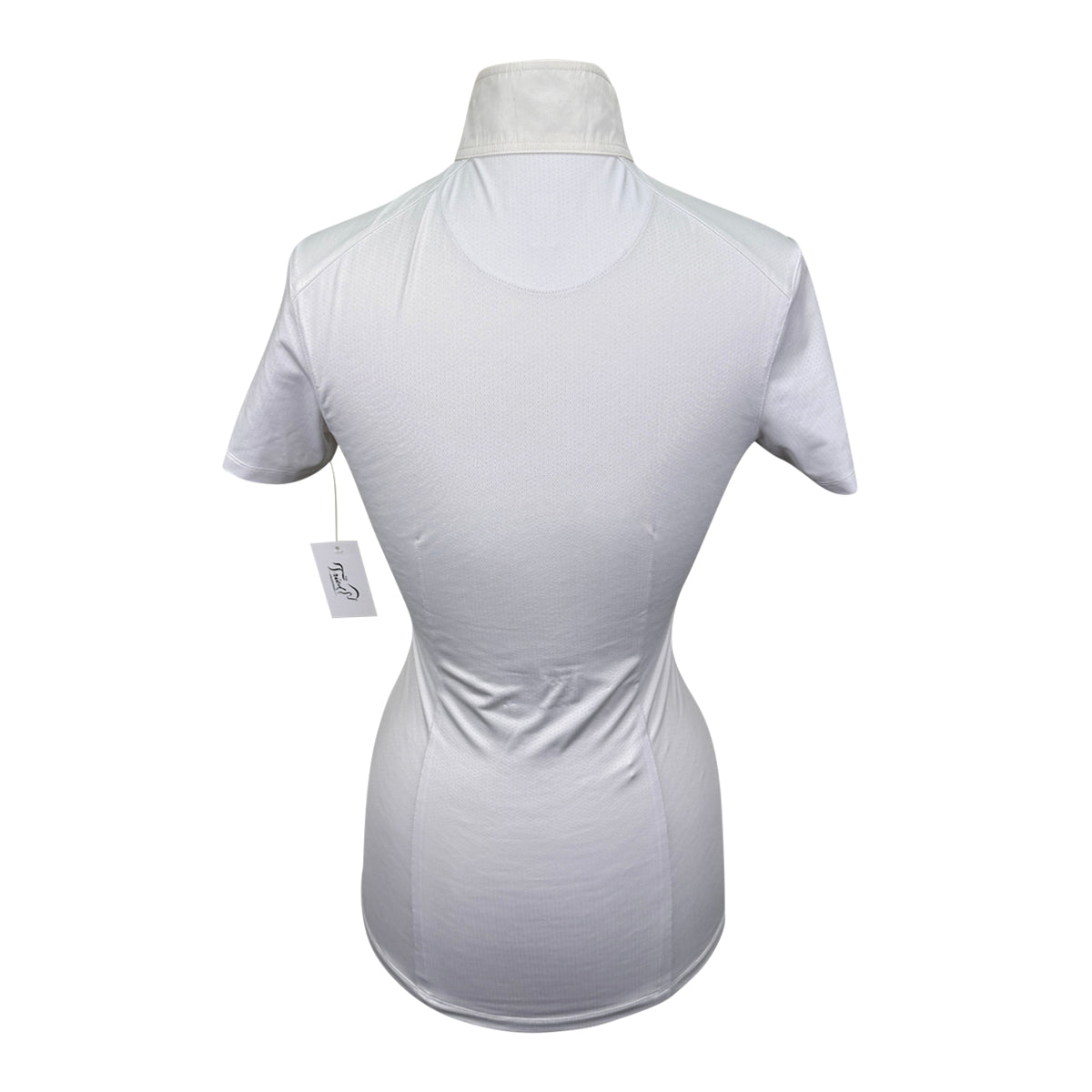 Tailored Sportsman Ice Fil Show Shirt in White/Paint Spots 