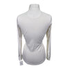 Essex Classics Talent Yarn Long Sleeve Show Shirt in White/Ribbons