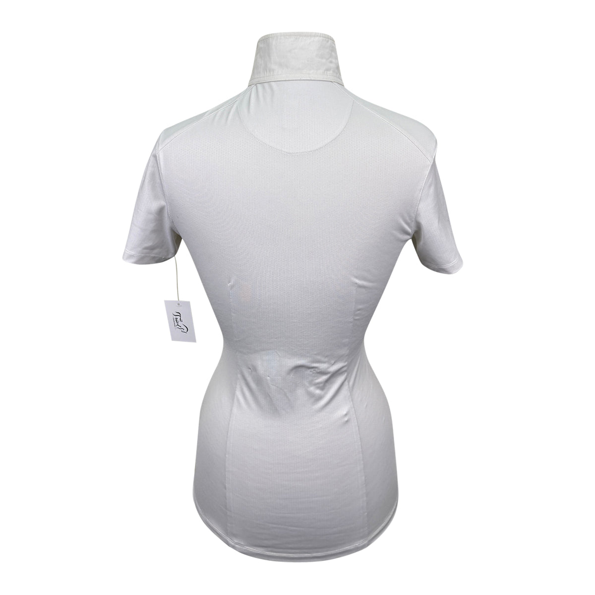 Tailored Sportsman Ice Fil Show Shirt in White/Pebbles