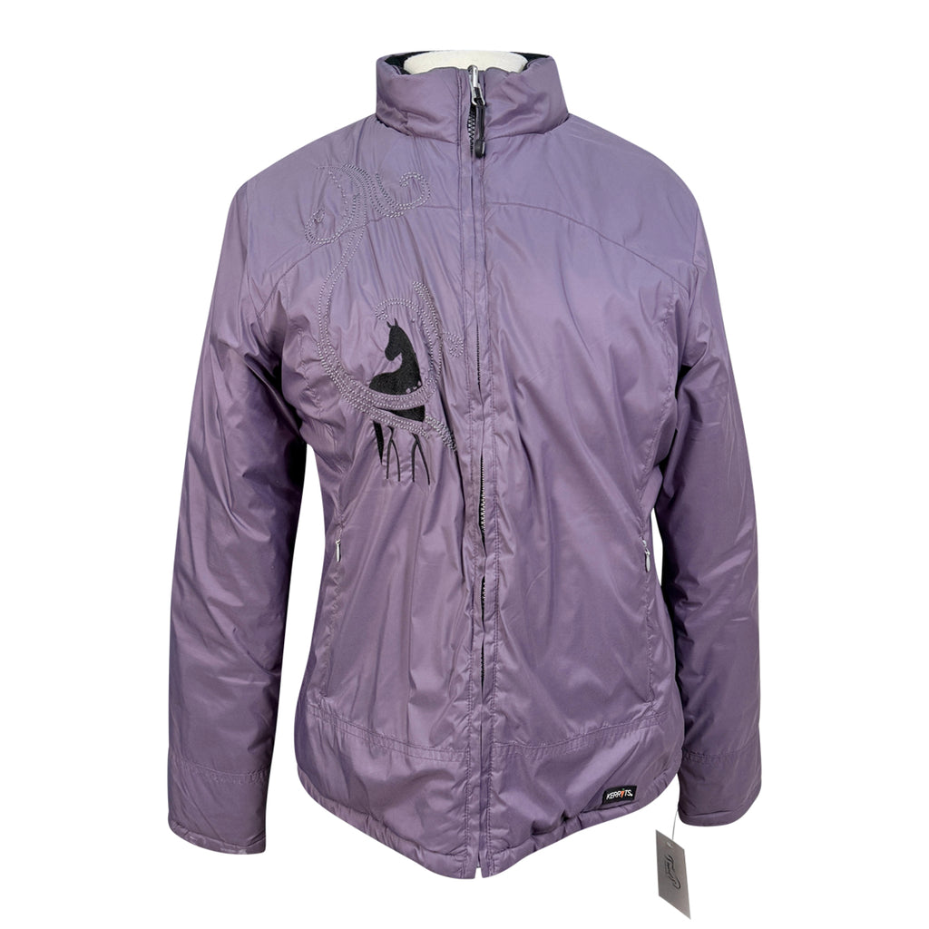 Kerrits Puffer Jacket in Purple/Spirit of a Horse