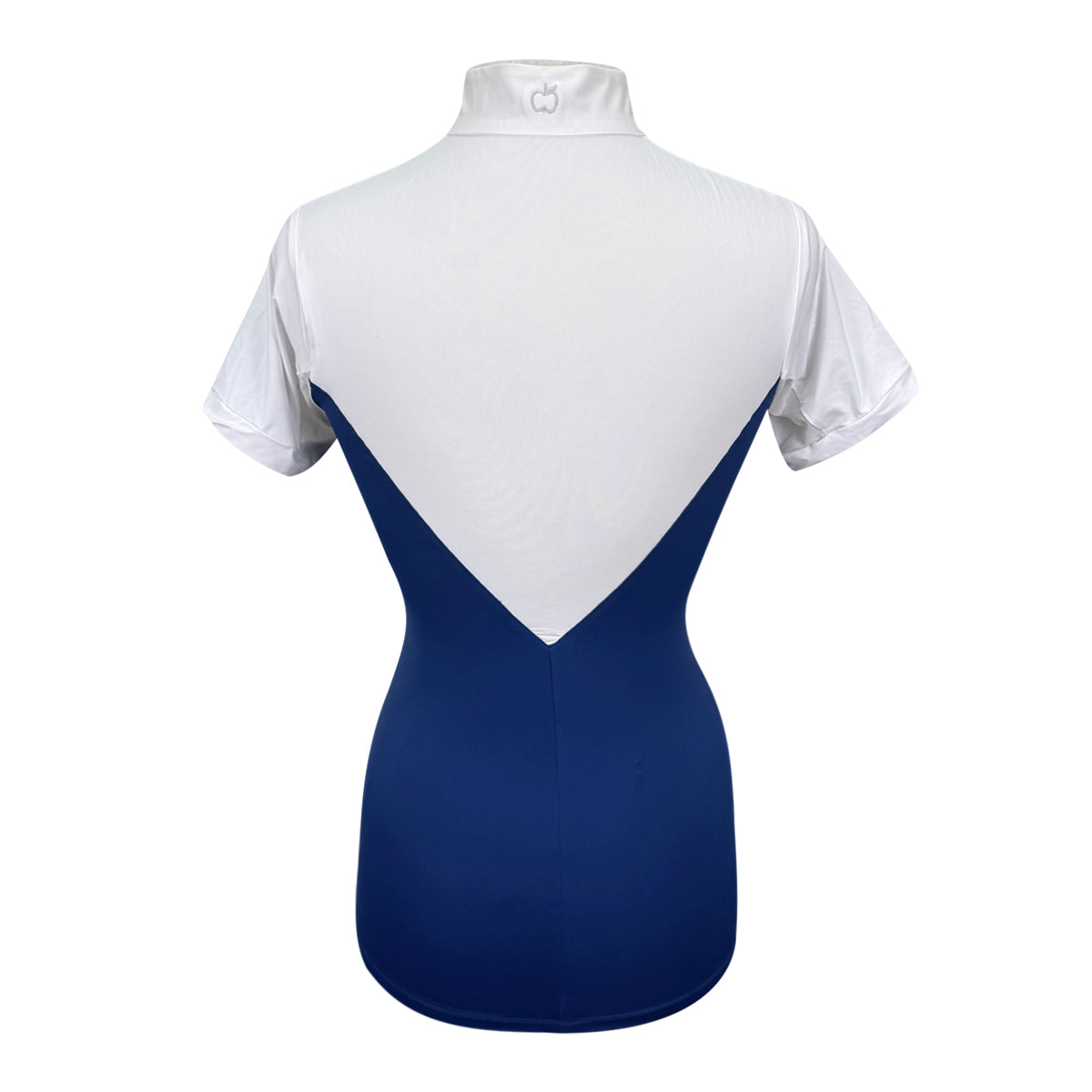 Dapplebay  1/4 Zip SS Show Shirt in Blue/White
