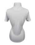 Dover Saddlery Show Shirt in White/Flamingo
