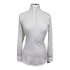 Tailored Sportsman Ice Fil Show Shirt in White/Static