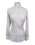 Tailored Sportsman Ice Fil Show Shirt in White/Static