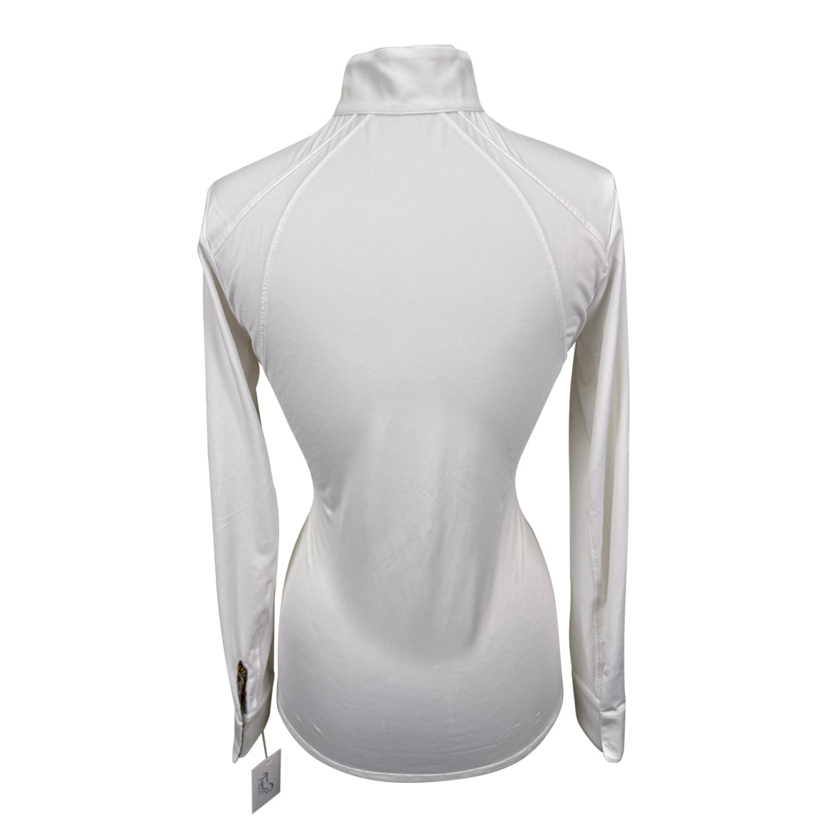 R.J. Classics 'Tori' Long Sleeve Show Shirt in White/Psychedelic