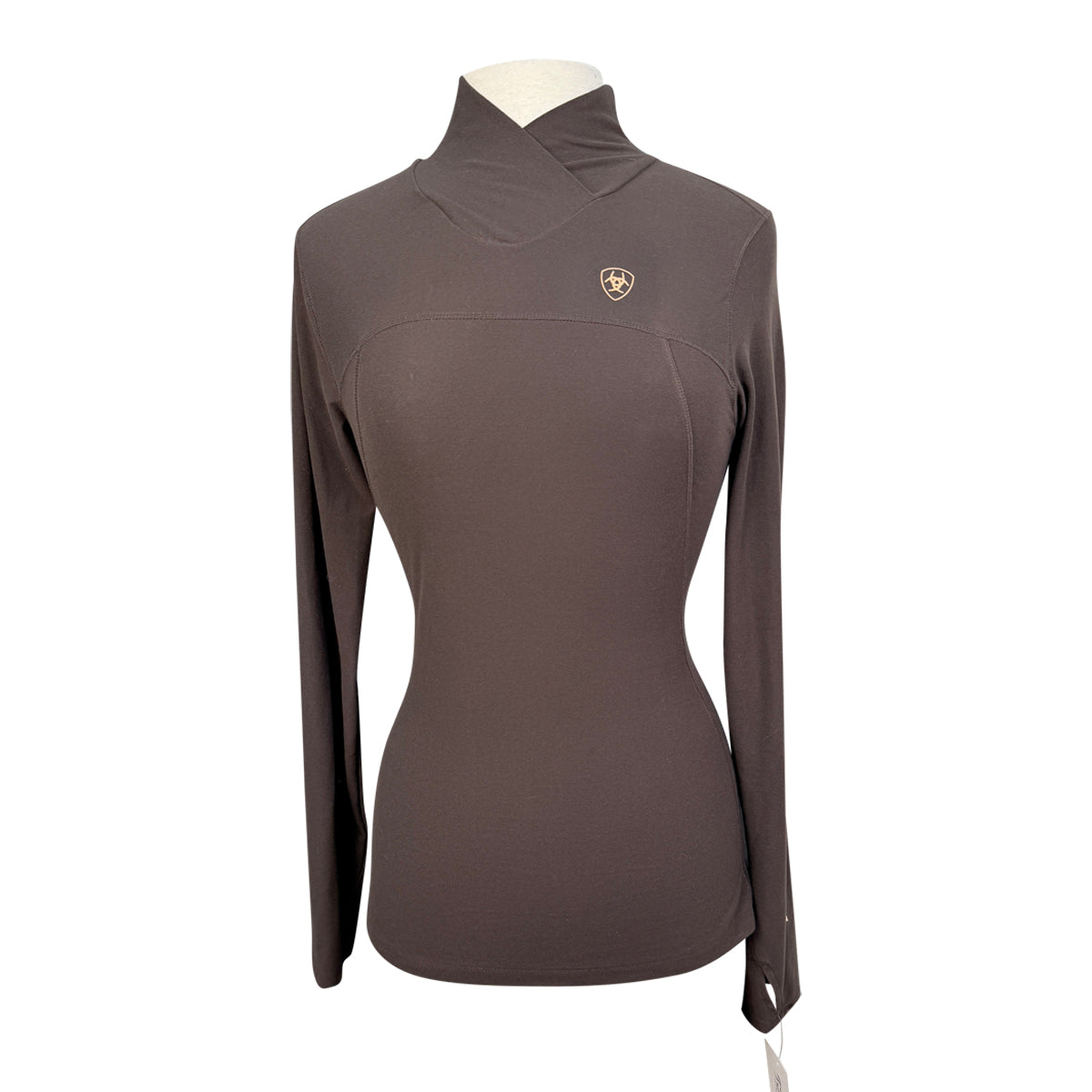 Ariat TEK Long Sleeve Baselayer in Coffee