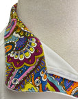 R.J. Classics 'Tori' Long Sleeve Show Shirt in White/Psychedelic