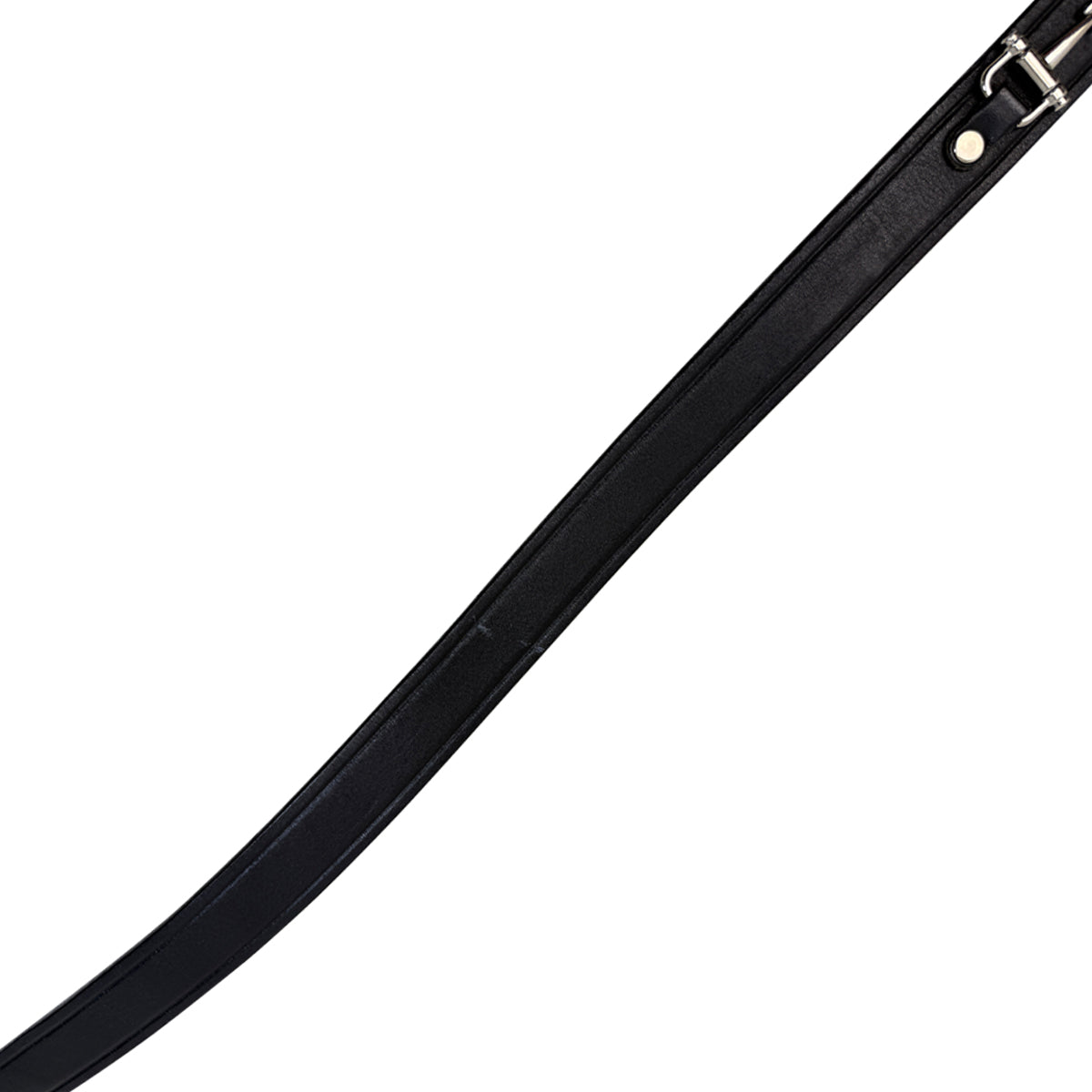Tory Leather 1" Snaffle Bit Belt  in Black