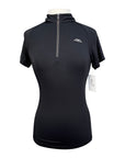 AA Platinum CleanCool 1/2 Zip Shirt in Black