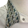 Essex Classics Talent Yarn Long Sleeve Show Shirt in White/Knights Horses